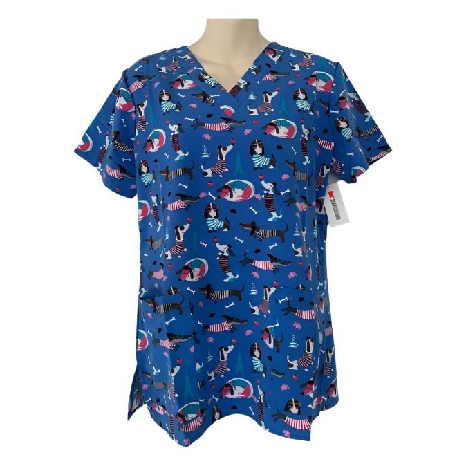 WhiteCross Printed Top Playful Dachshunds 617HPA SALE