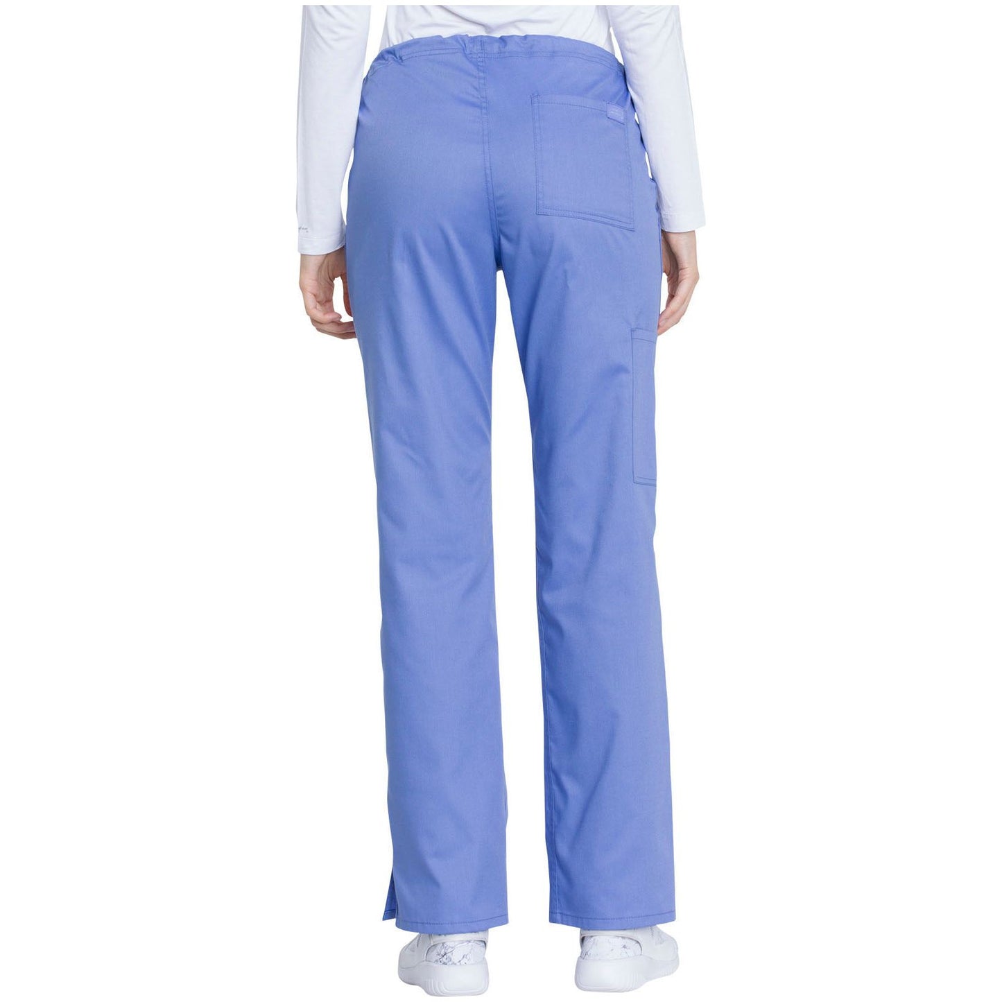 Mid Rise Straight Leg Drawstring Pant
