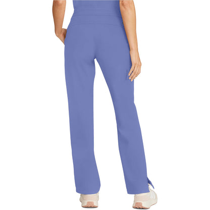 Mid Rise Drawstring Straight Leg