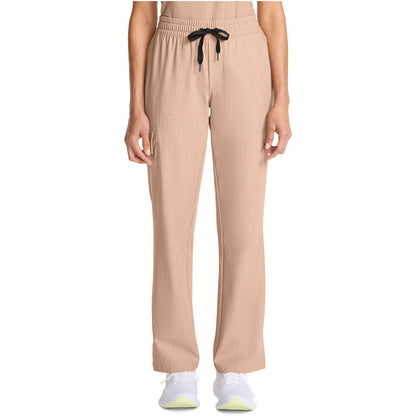 Mid Rise Drawstring Straight Leg