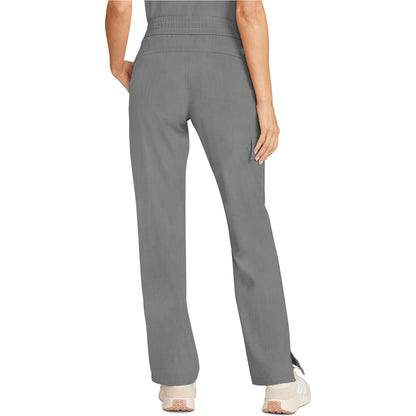 Mid Rise Drawstring Straight Leg