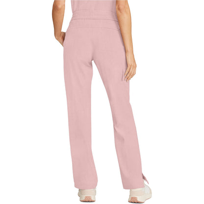 Mid Rise Drawstring Straight Leg