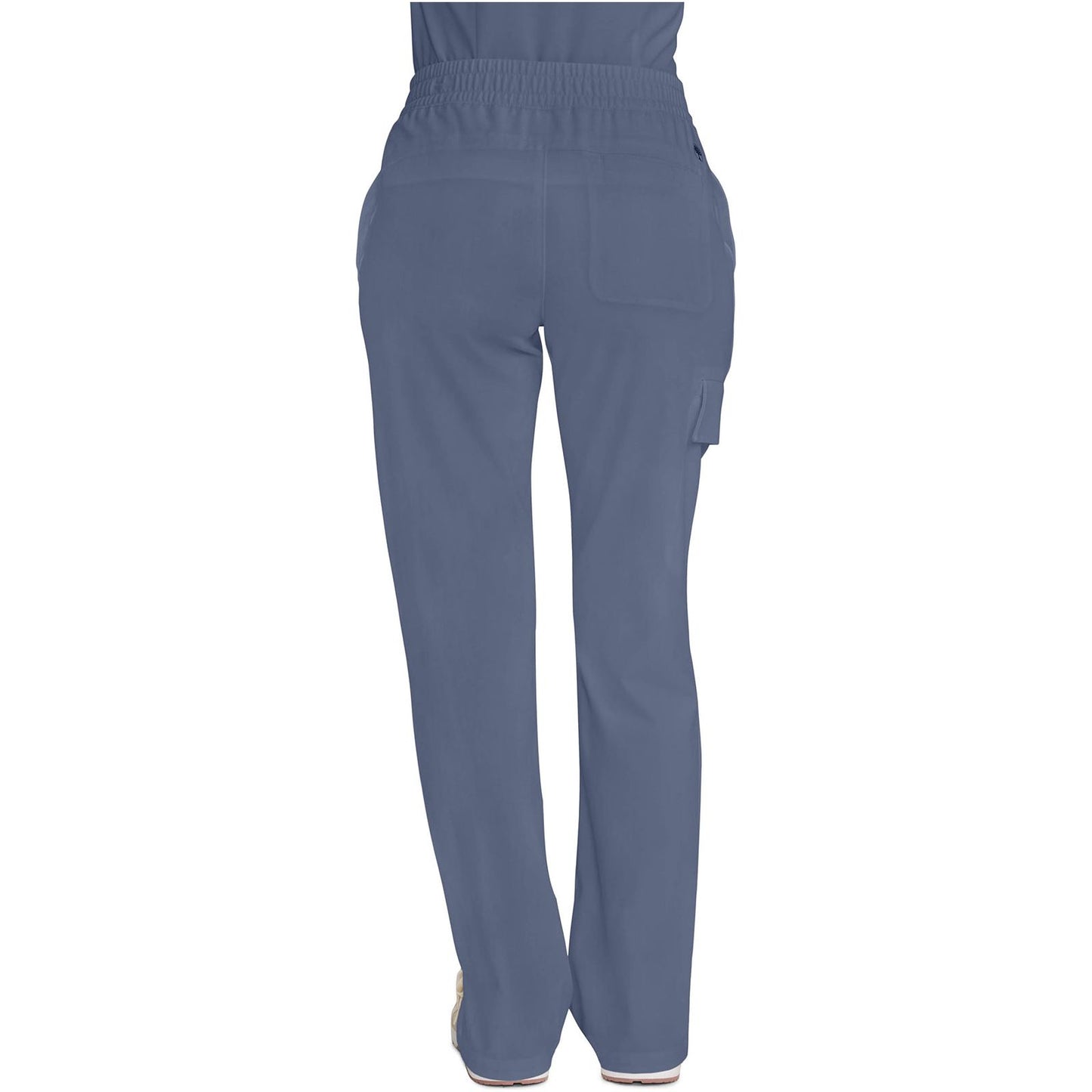 Mid Rise Drawstring Straight Leg