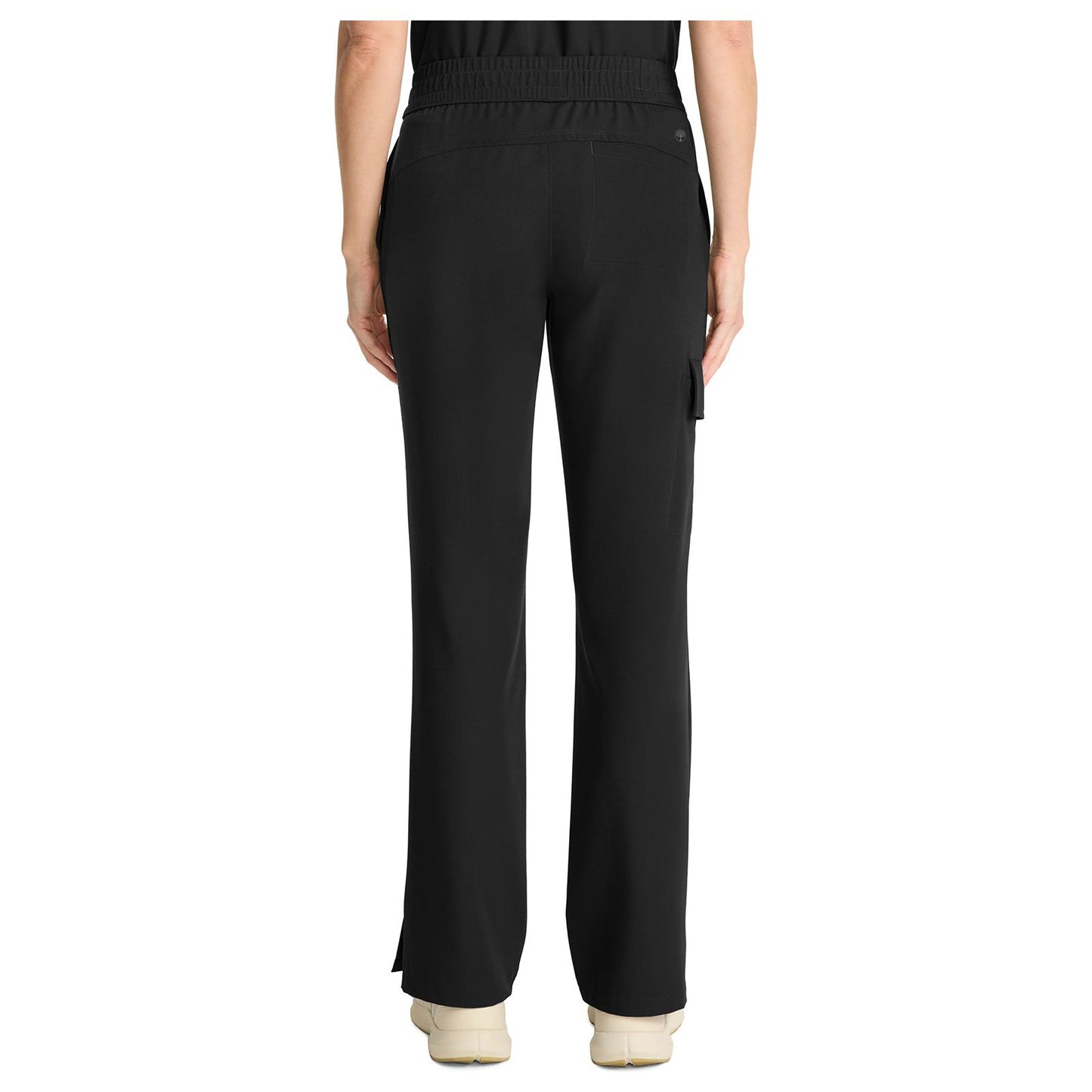 Mid Rise Drawstring Straight Leg