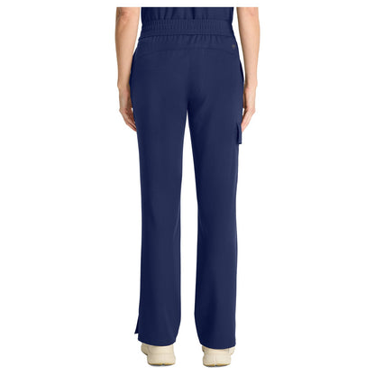 Mid Rise Drawstring Straight Leg