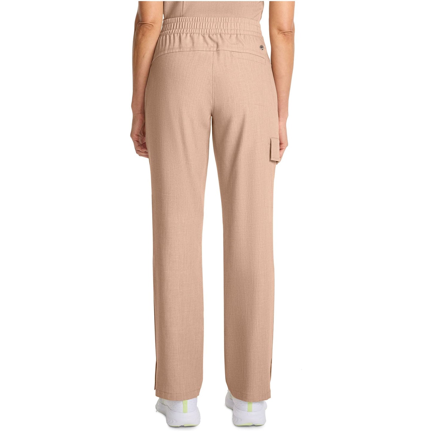 Mid Rise Drawstring Straight Leg