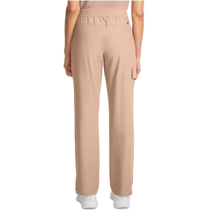 Mid Rise Drawstring Straight Leg