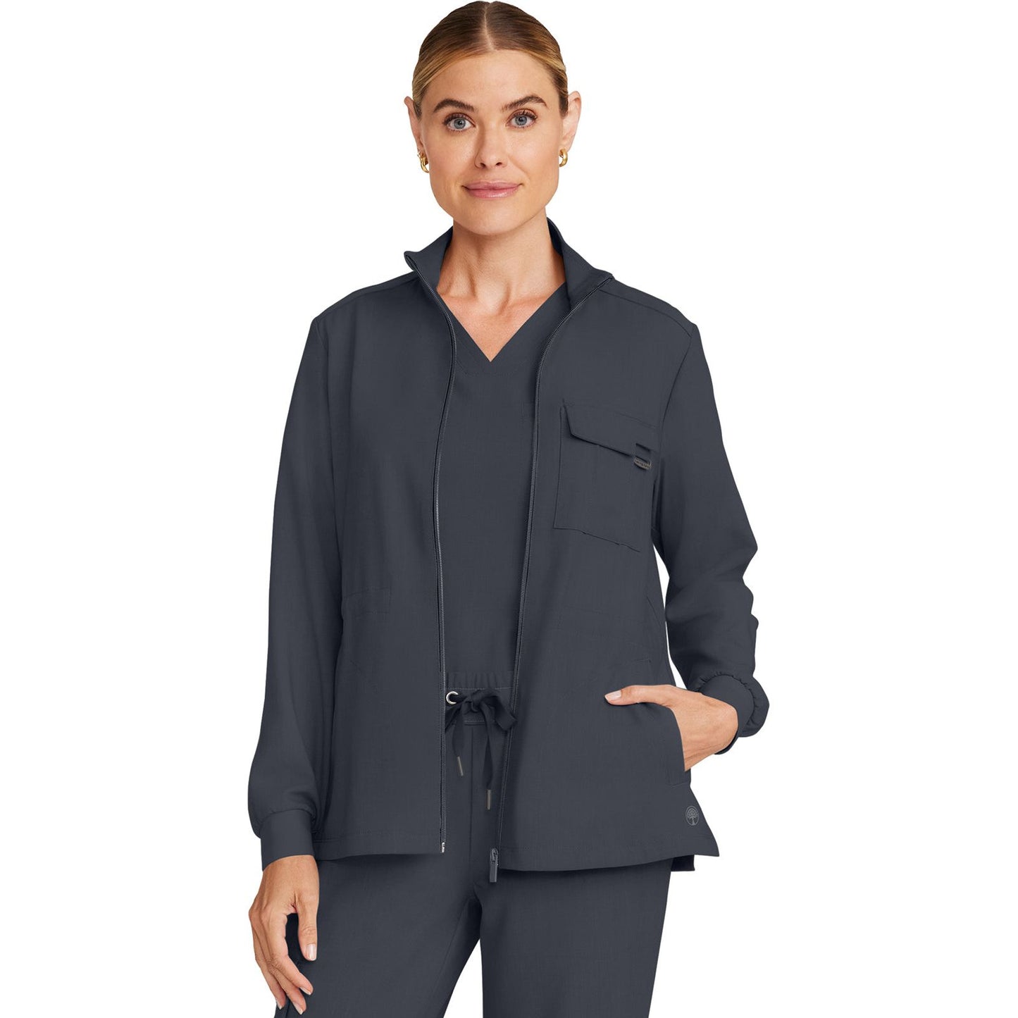Women's Zip Front Utility Jacket