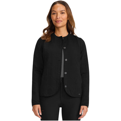 Women's Quilted Knit Cardigan