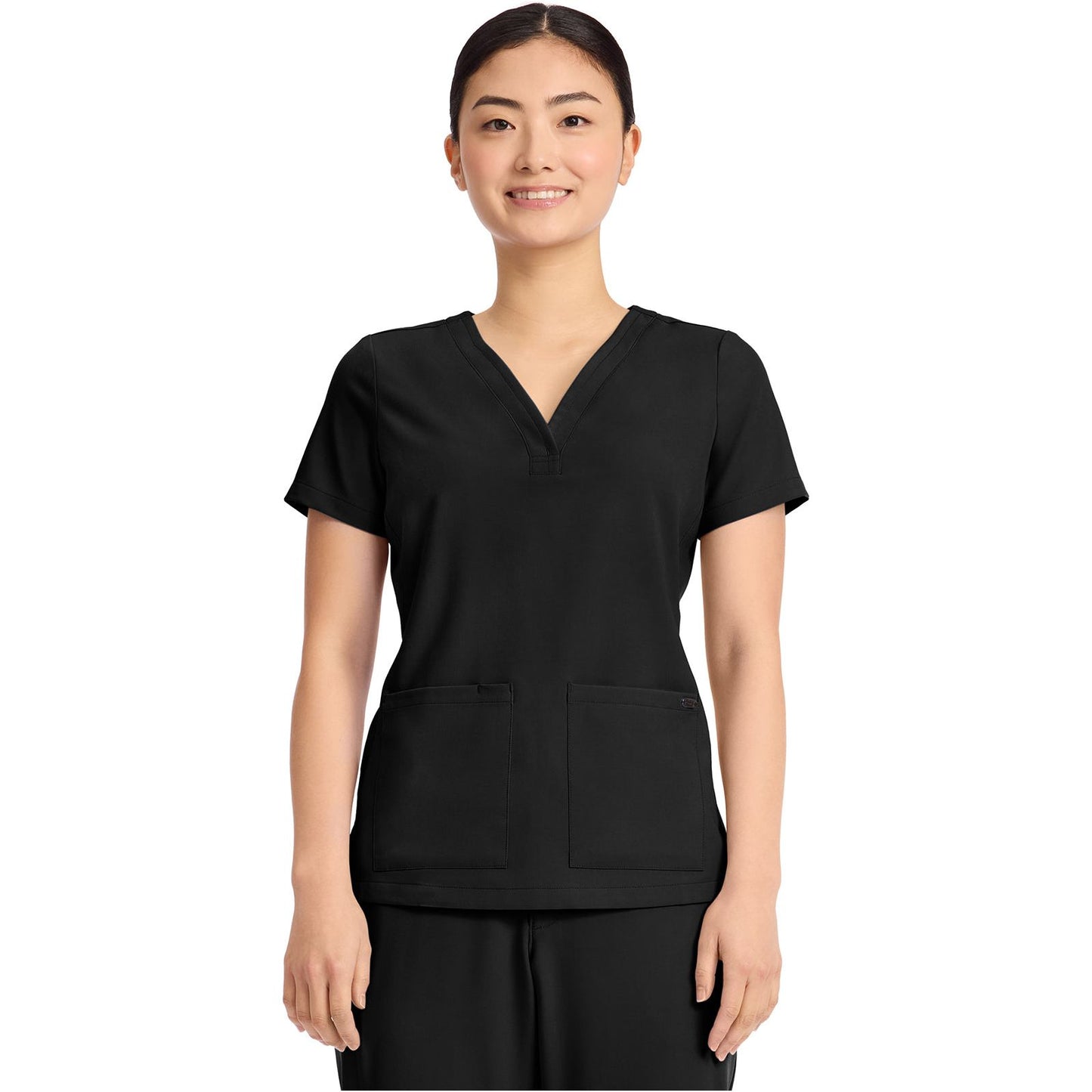 Women's 3-Pocket Y-Neck Top