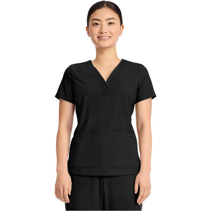 Women's 3-Pocket Y-Neck Top