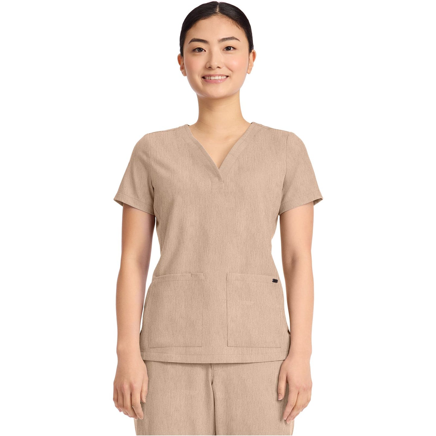 Women's 3-Pocket Y-Neck Top