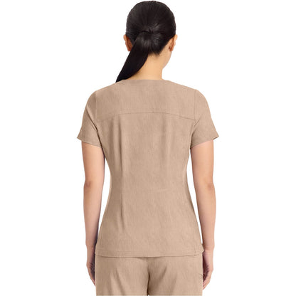 Women's 3-Pocket Y-Neck Top