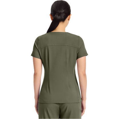 Women's 3-Pocket Y-Neck Top