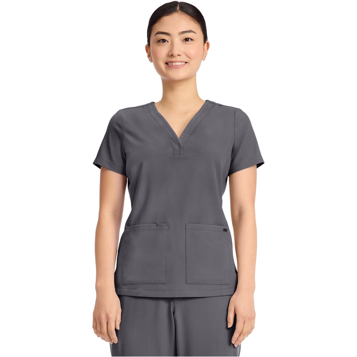 Women's 3-Pocket Y-Neck Top