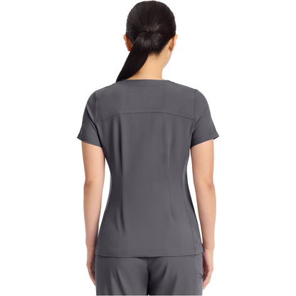 Women's 3-Pocket Y-Neck Top