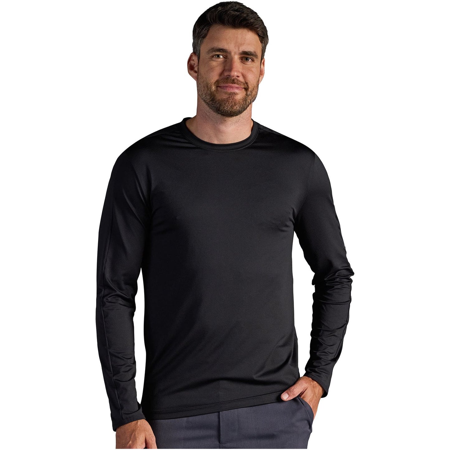 Vaughn Men's Long Sleeve Crew Neck Tee