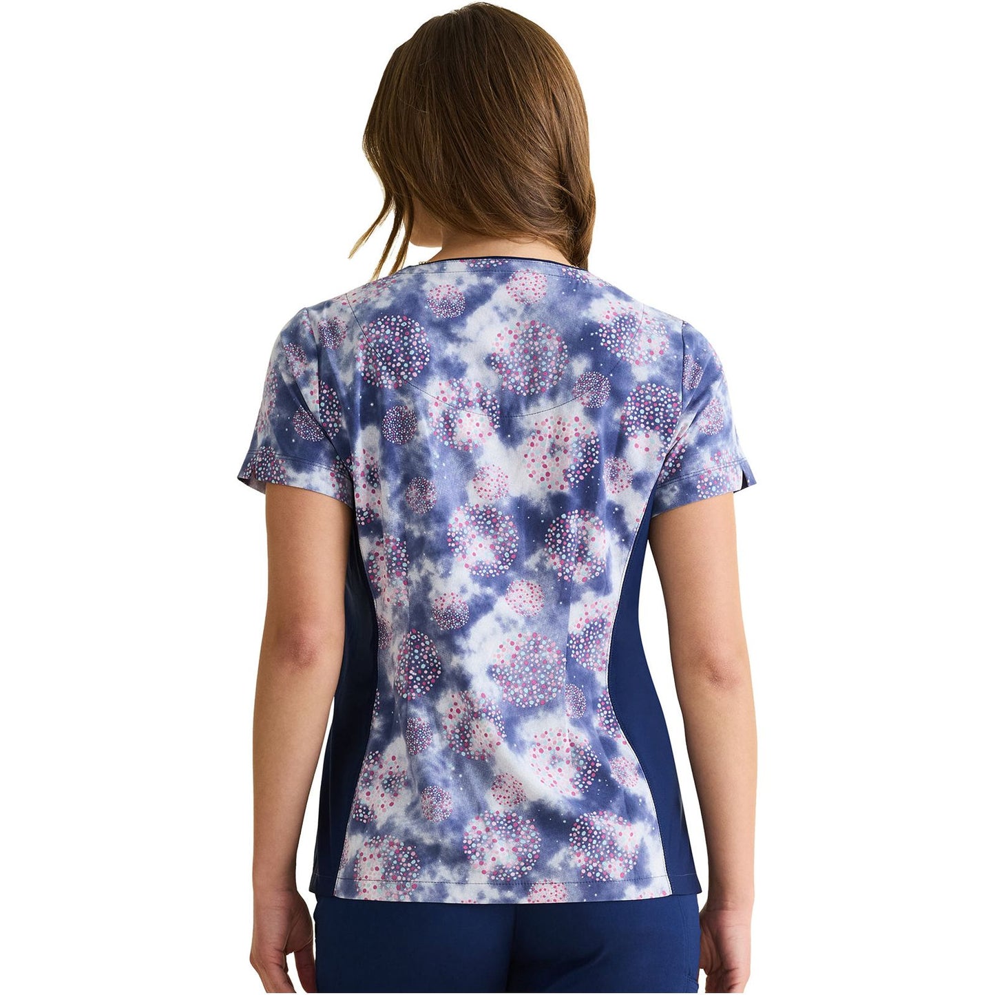 Jean V-Neck Print Top