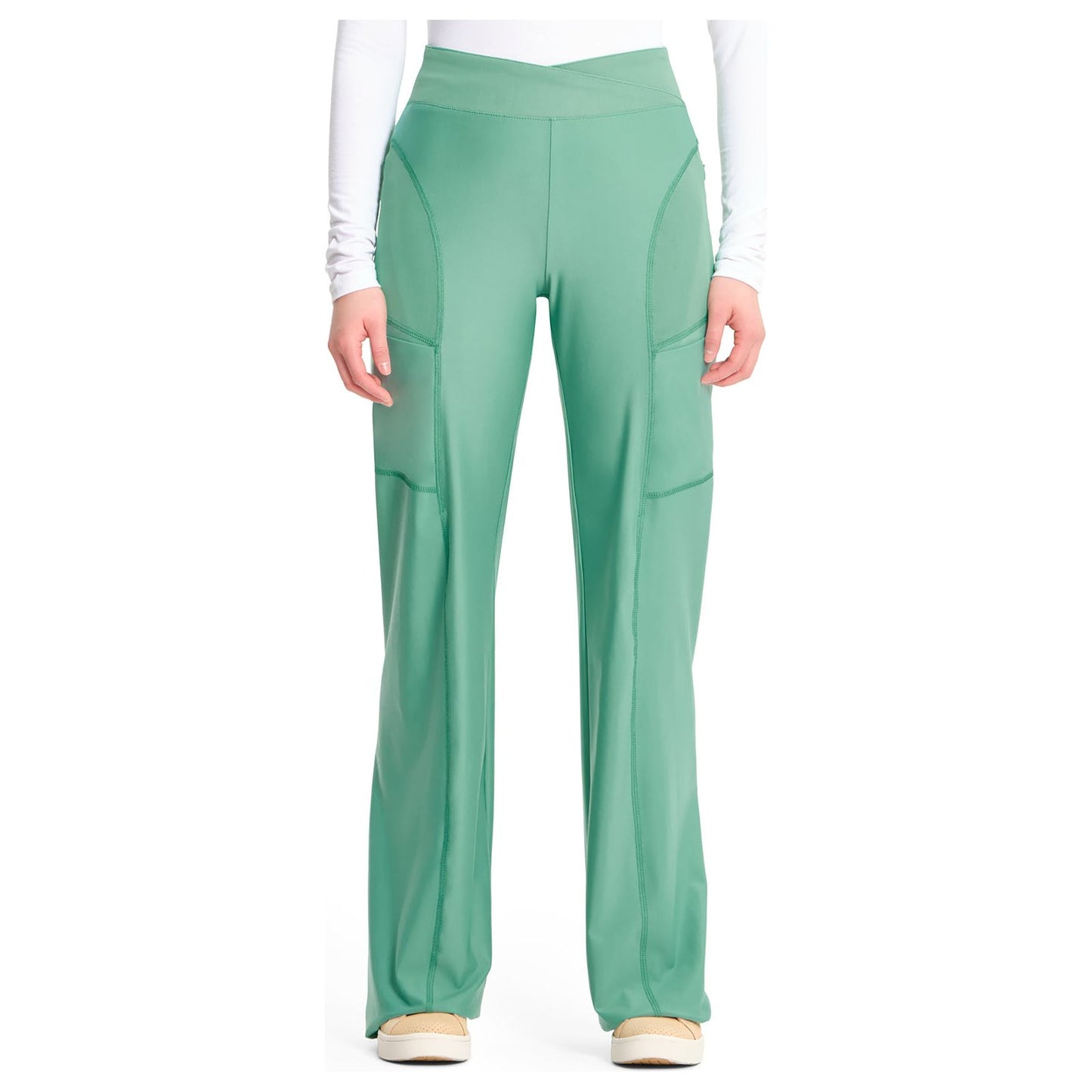 Knit Mid Rise Pull-on Trouser Pant