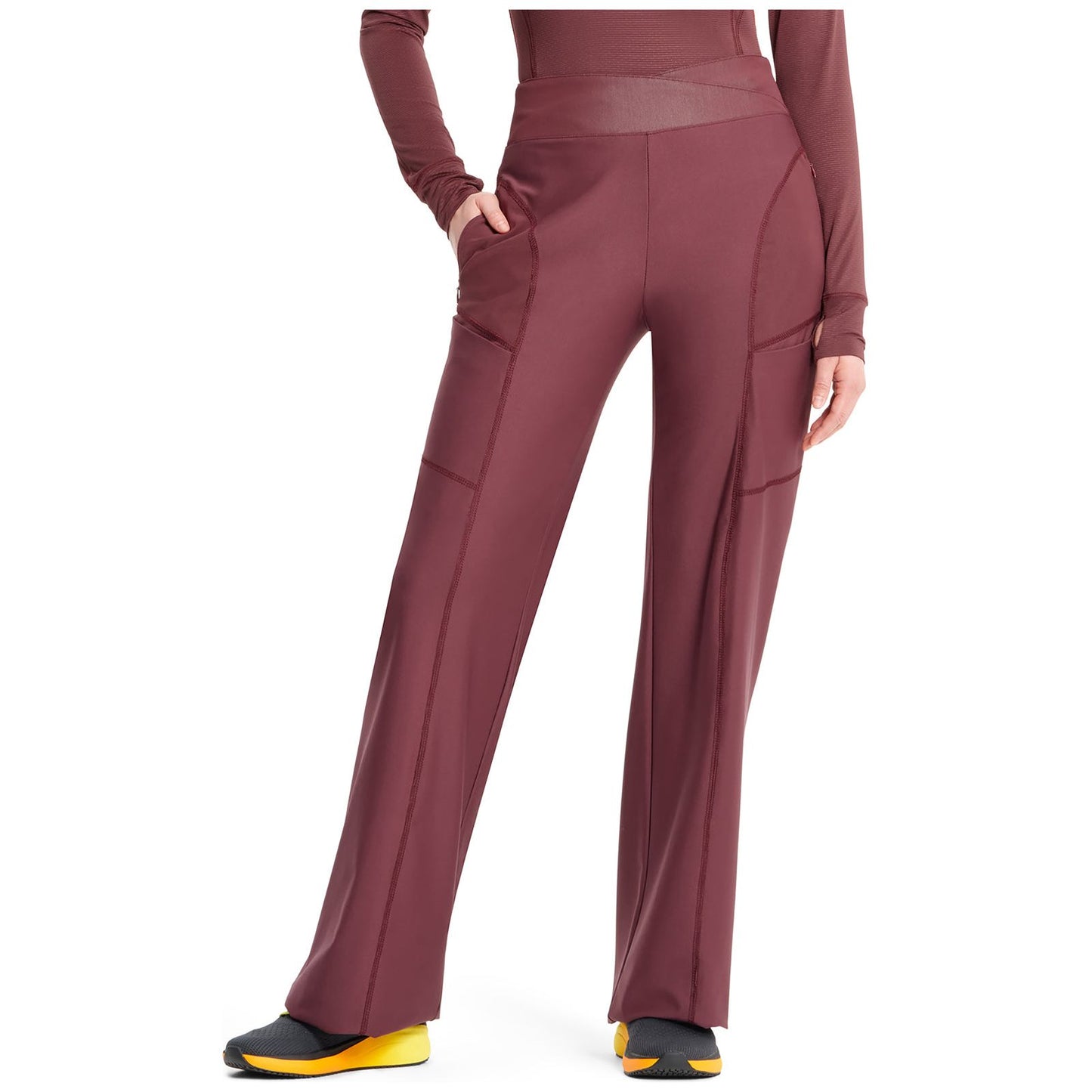 Knit Mid Rise Pull-on Trouser Pant