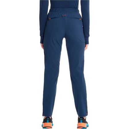 Mid Rise Pull-on Tapered Leg Cargo Pant