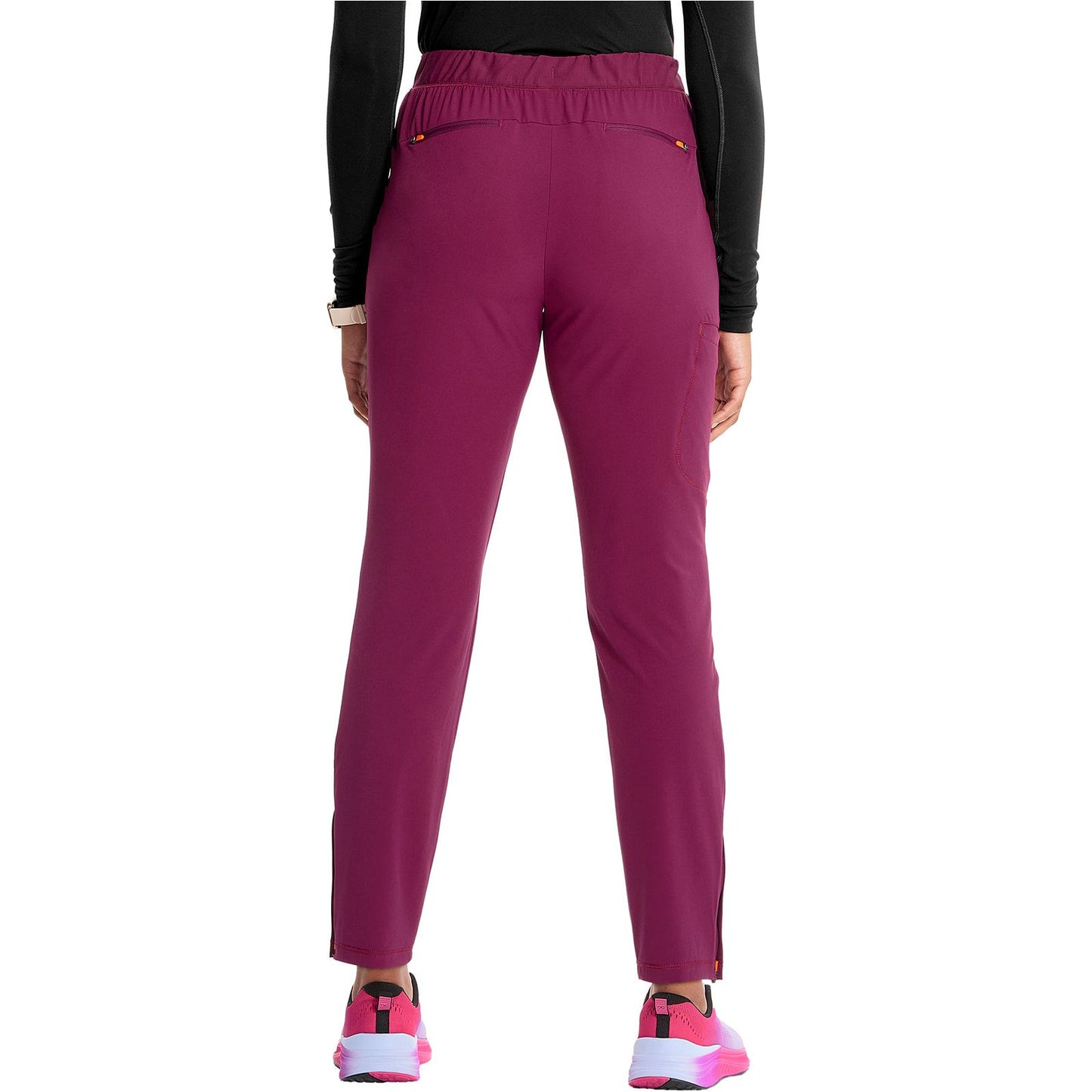 Mid Rise Pull-on Tapered Leg Cargo Pant