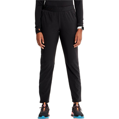 Mid Rise Pull-on Tapered Leg Cargo Pant