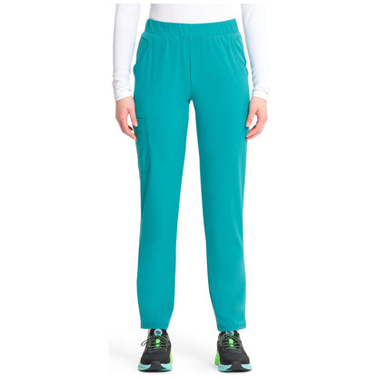 Mid Rise Pull-on Tapered Leg Cargo Pant