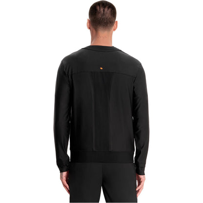 Men's Knit Zip Front Jacket