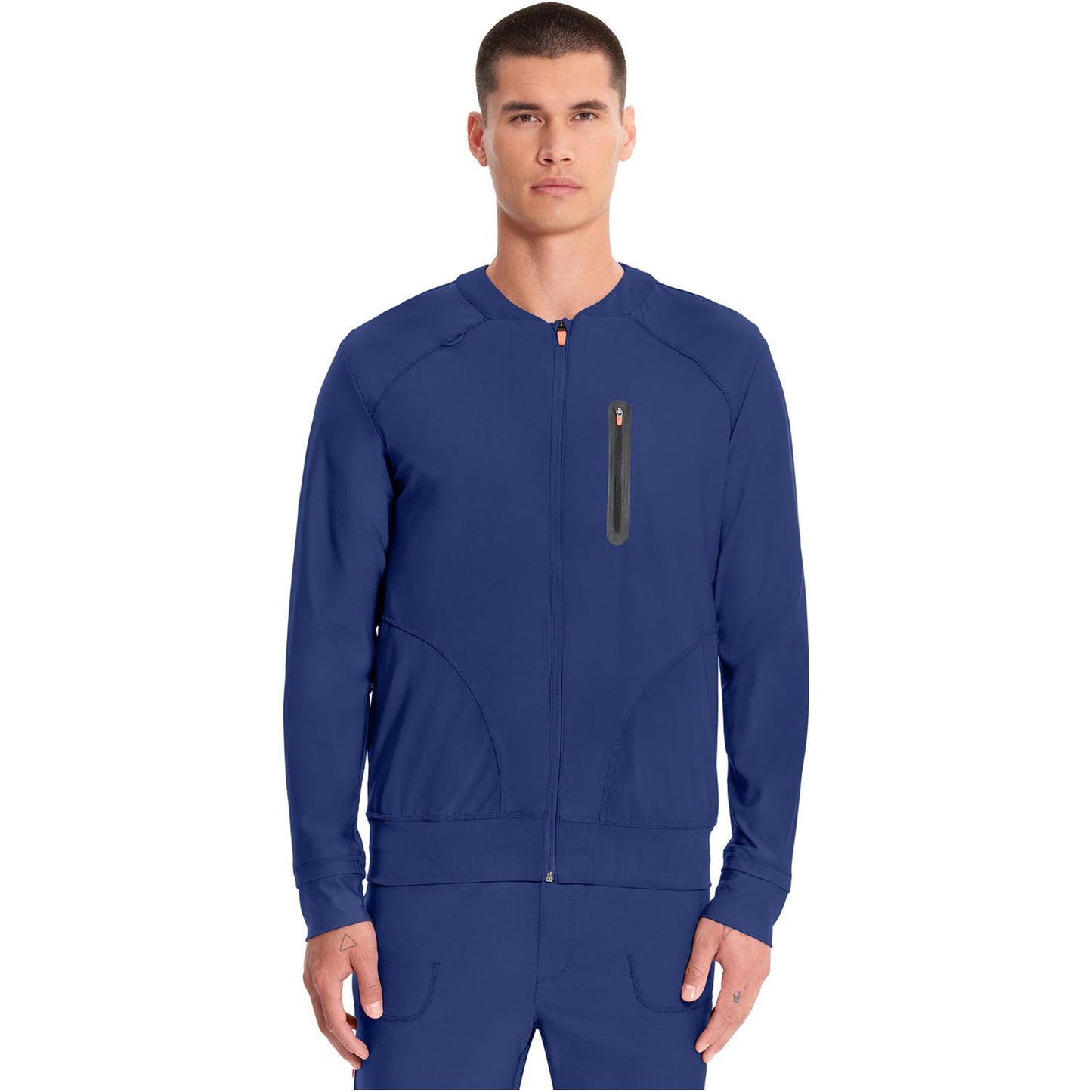 Men's Knit Zip Front Jacket