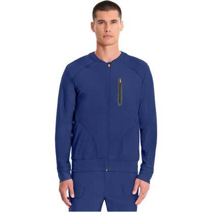 Men's Knit Zip Front Jacket