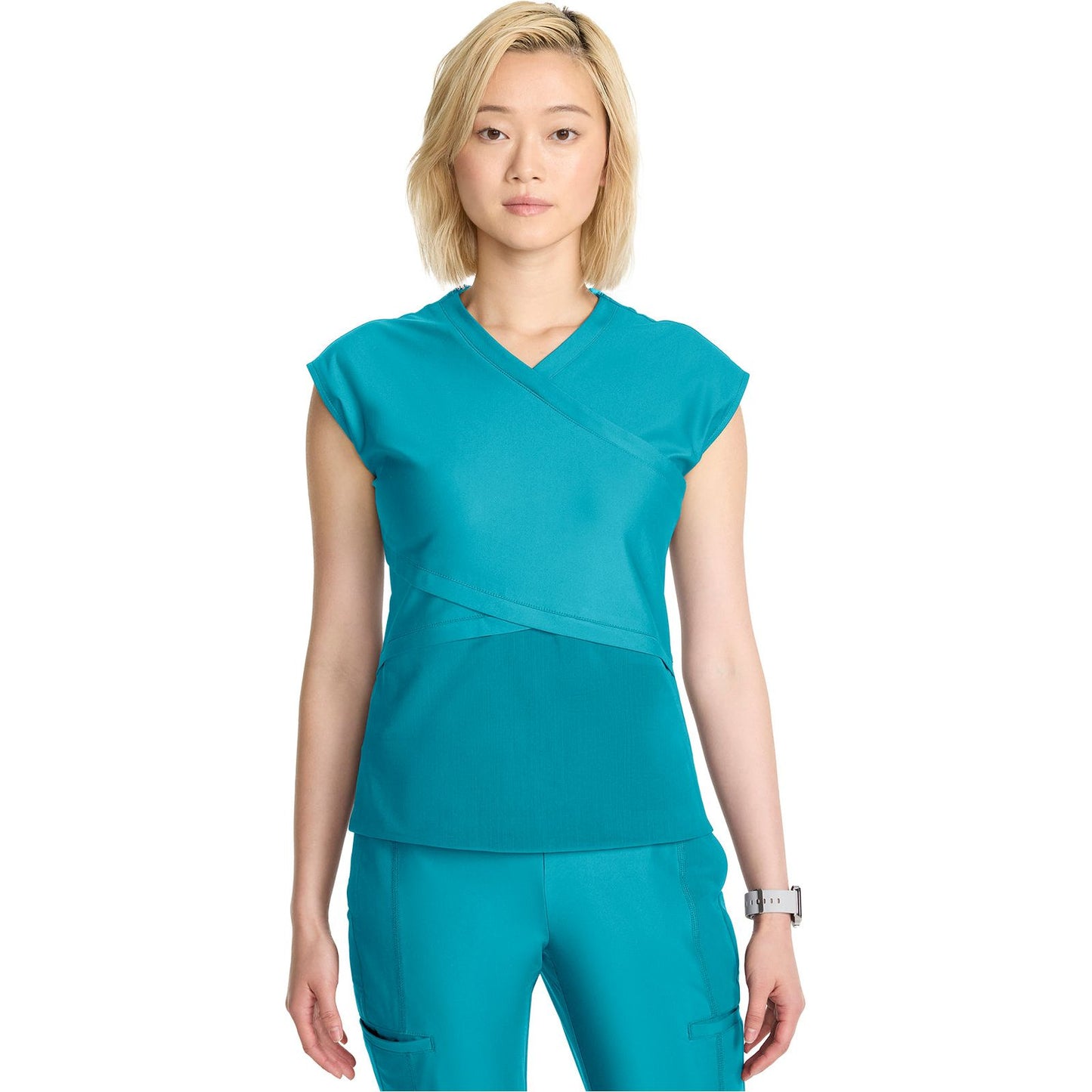 Women's Wrap Dolman V-Neck Top