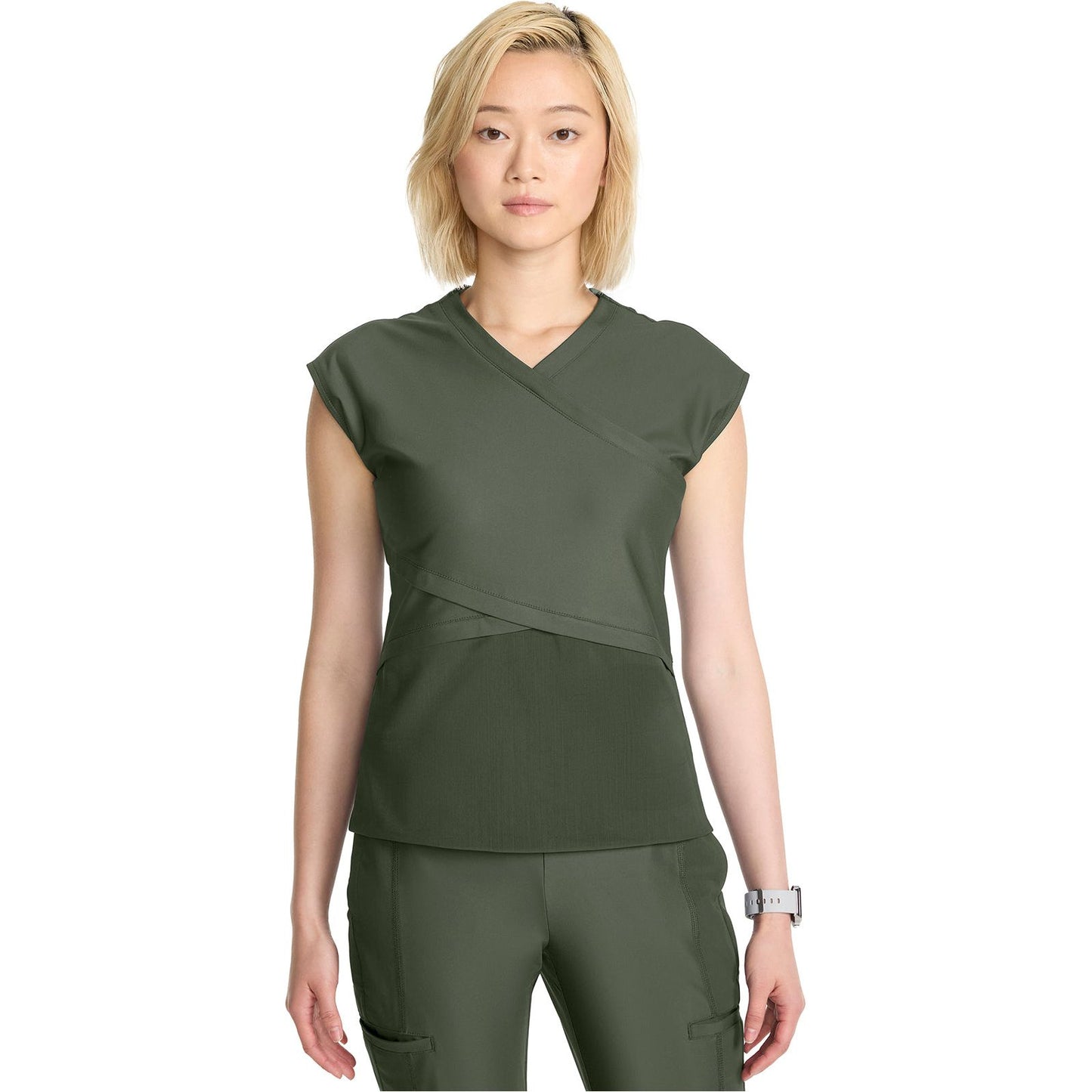 Women's Wrap Dolman V-Neck Top