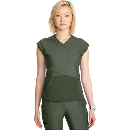 Women's Wrap Dolman V-Neck Top