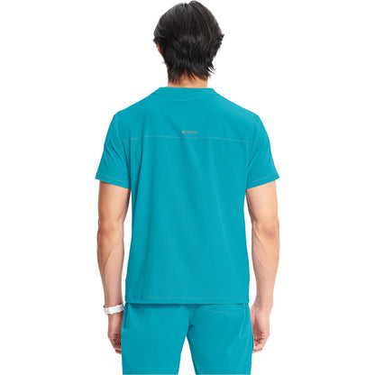 Men's Partial Zip V-Neck Top