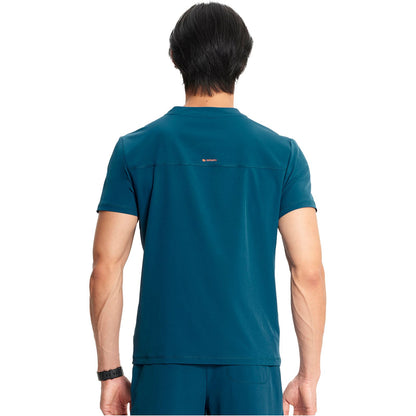 Men's Partial Zip V-Neck Top
