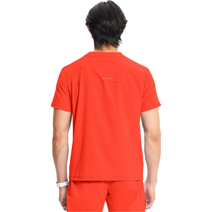 Men's Partial Zip V-Neck Top