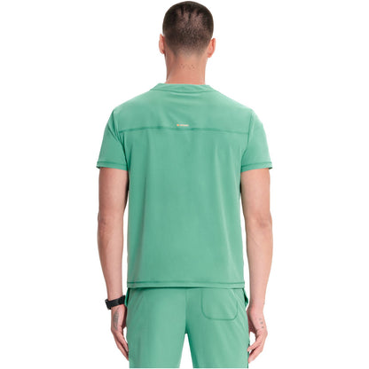 Men's Partial Zip V-Neck Top