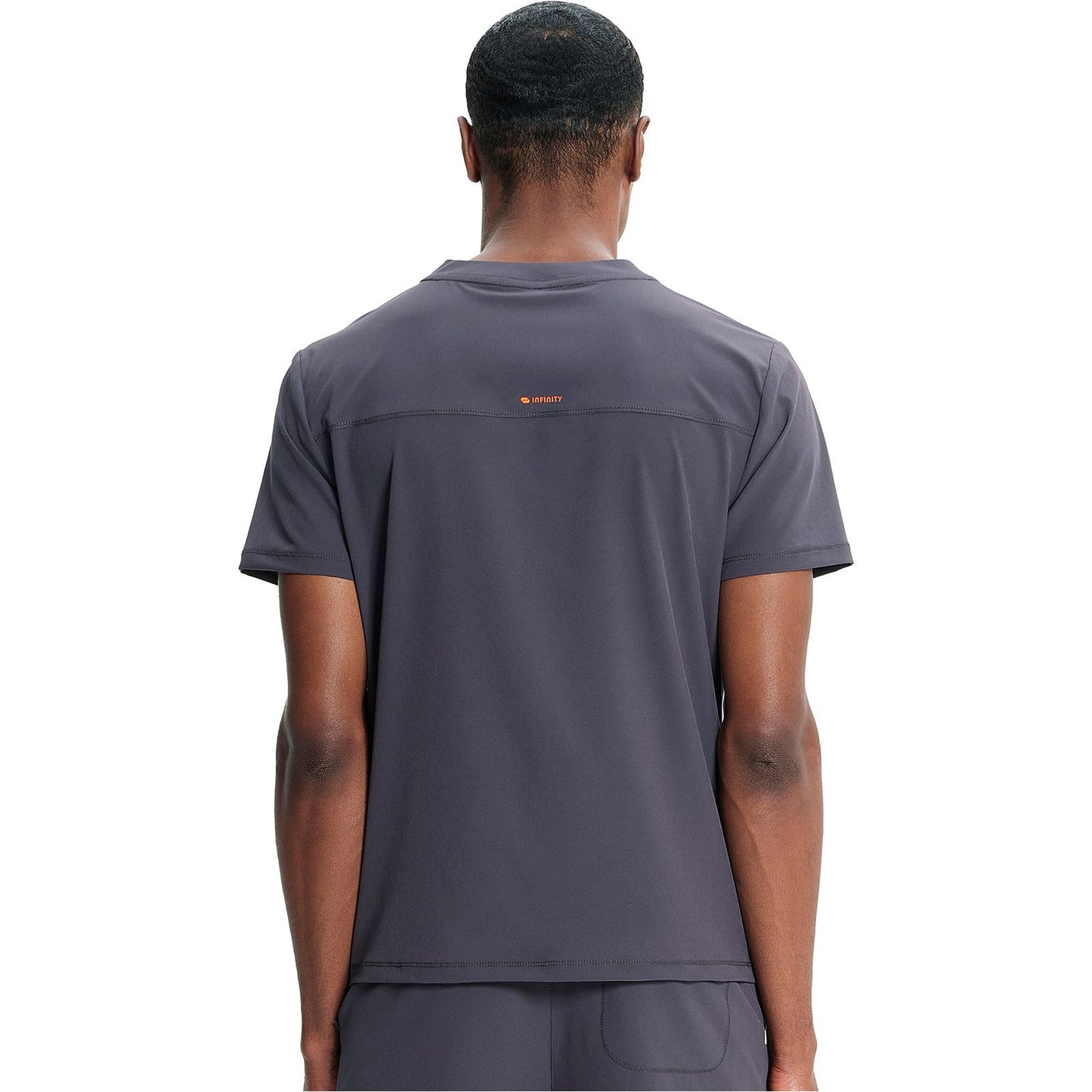 Men's Partial Zip V-Neck Top