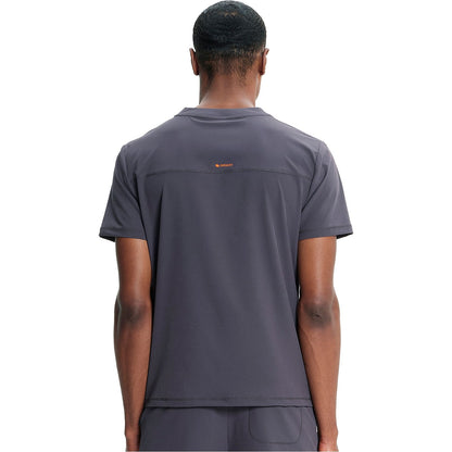 Men's Partial Zip V-Neck Top