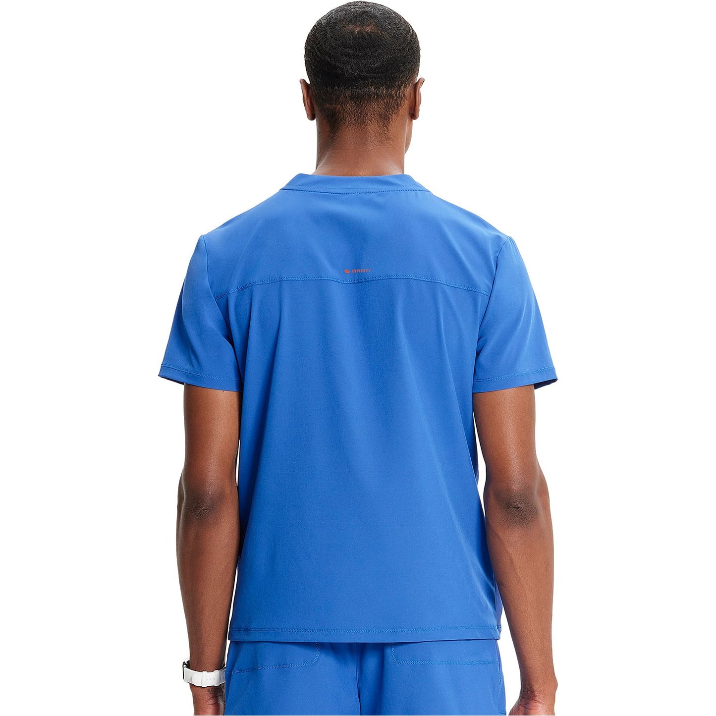 Men's Partial Zip V-Neck Top