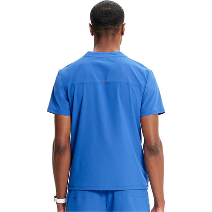 Men's Partial Zip V-Neck Top