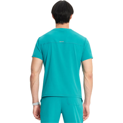 Men's Partial Zip V-Neck Top