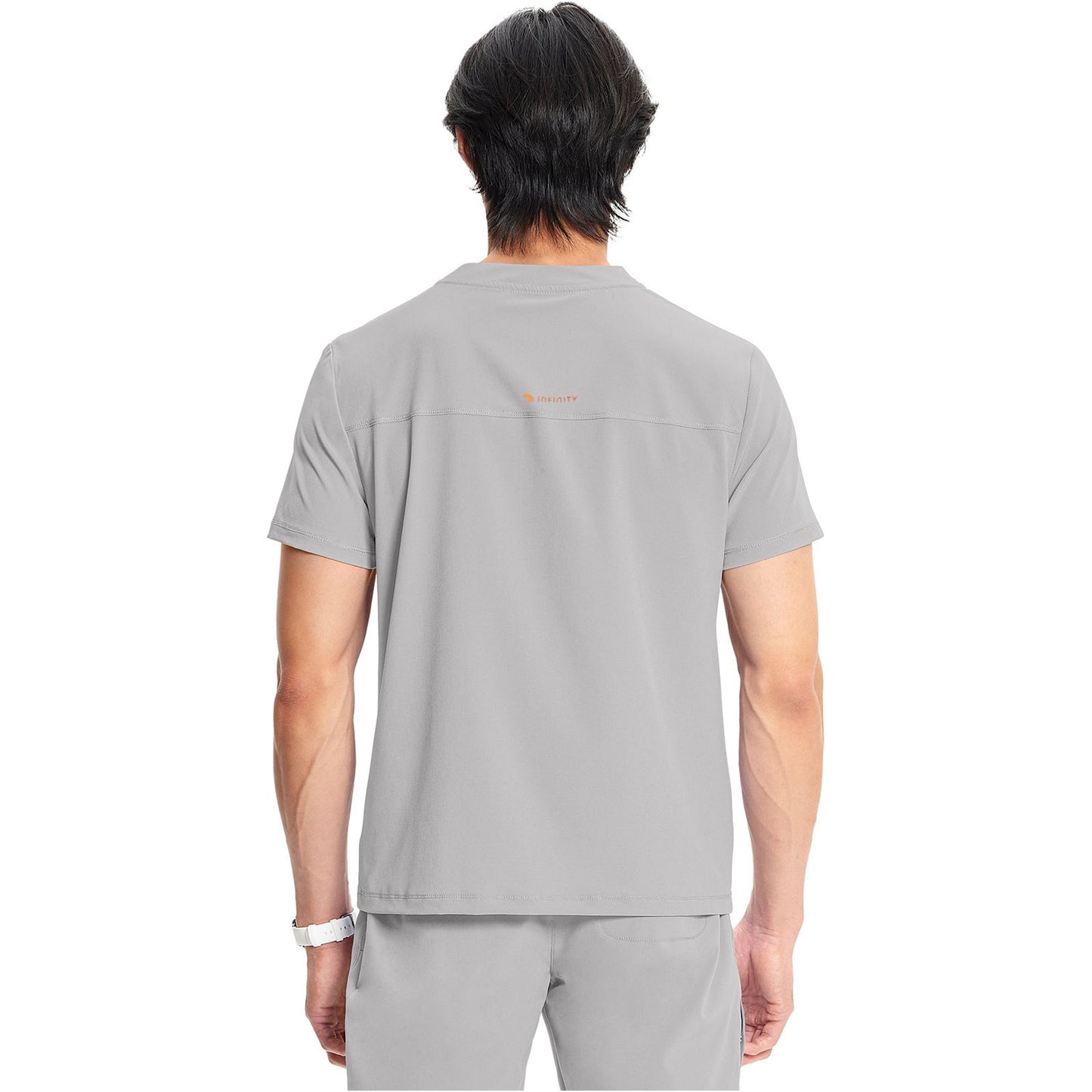 Men's Partial Zip V-Neck Top