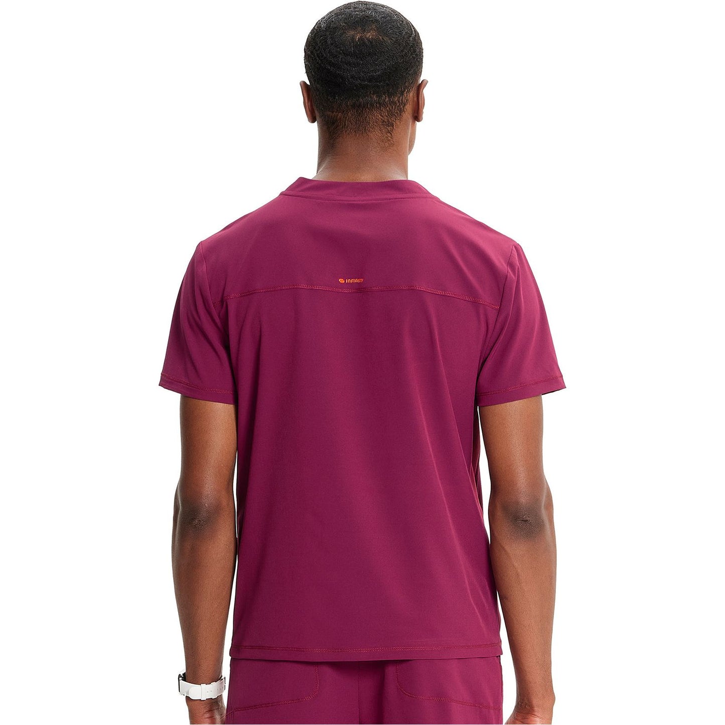 Men's Partial Zip V-Neck Top