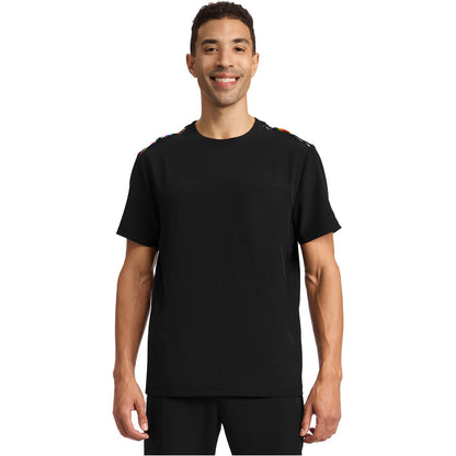 MEN'S MIX MEDIA CREW NECK