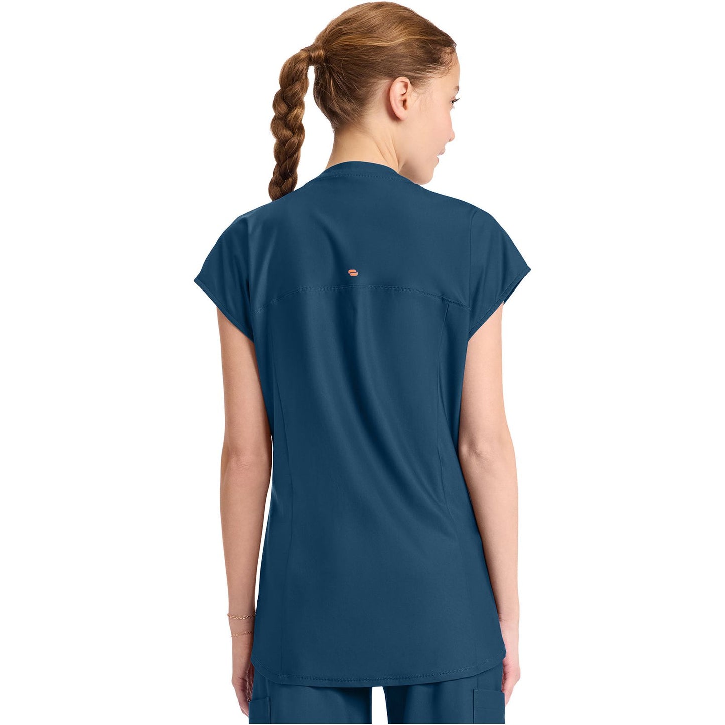 Women's 2-Pocket Henley Tunic Top