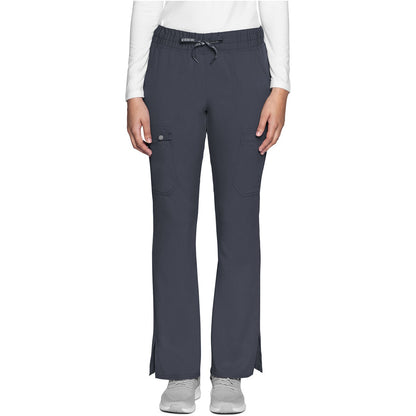 Natural Rise Drawstring Flare Leg Pant