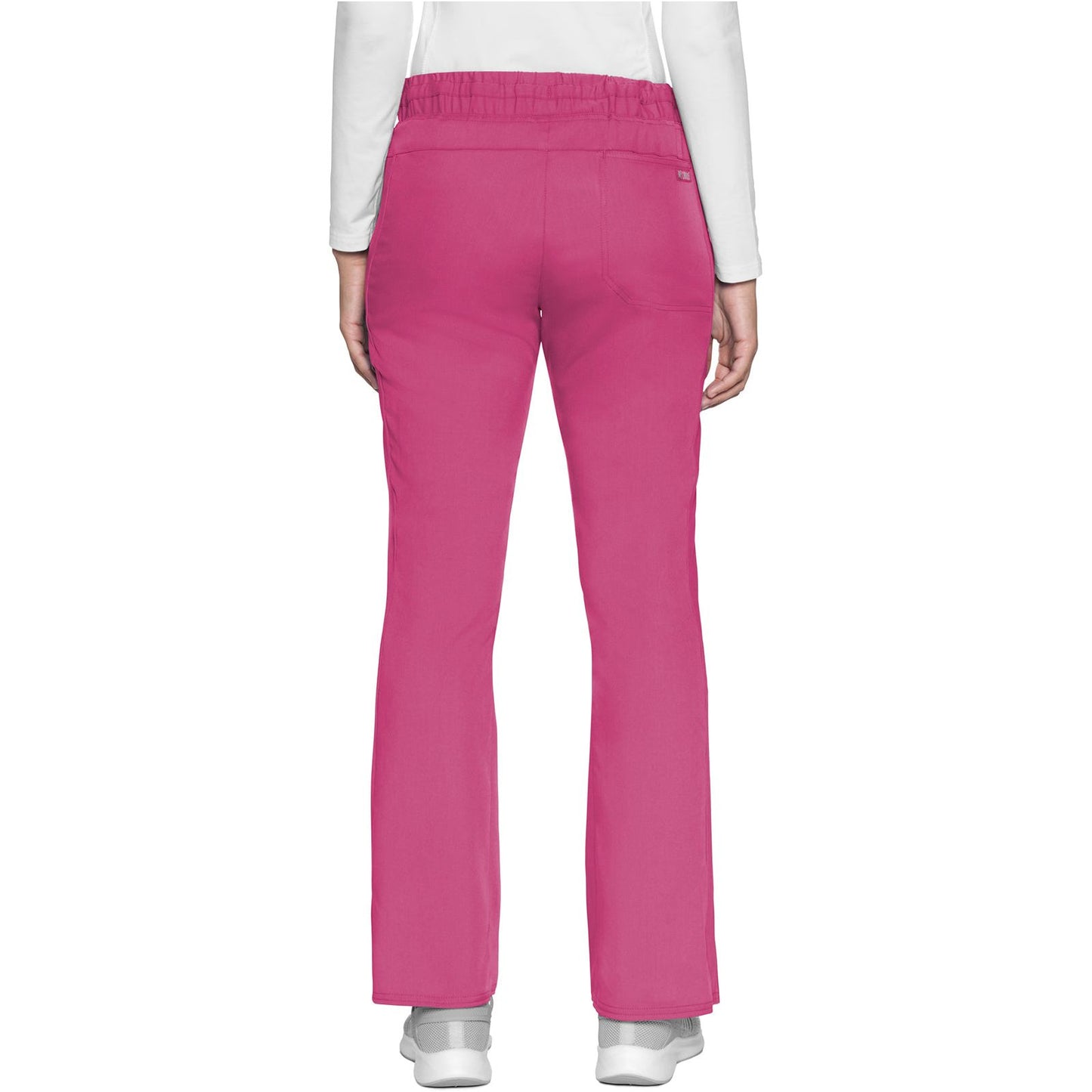 Natural Rise Drawstring Flare Leg Pant