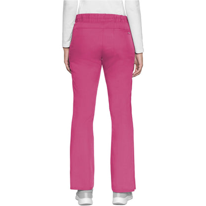 Natural Rise Drawstring Flare Leg Pant